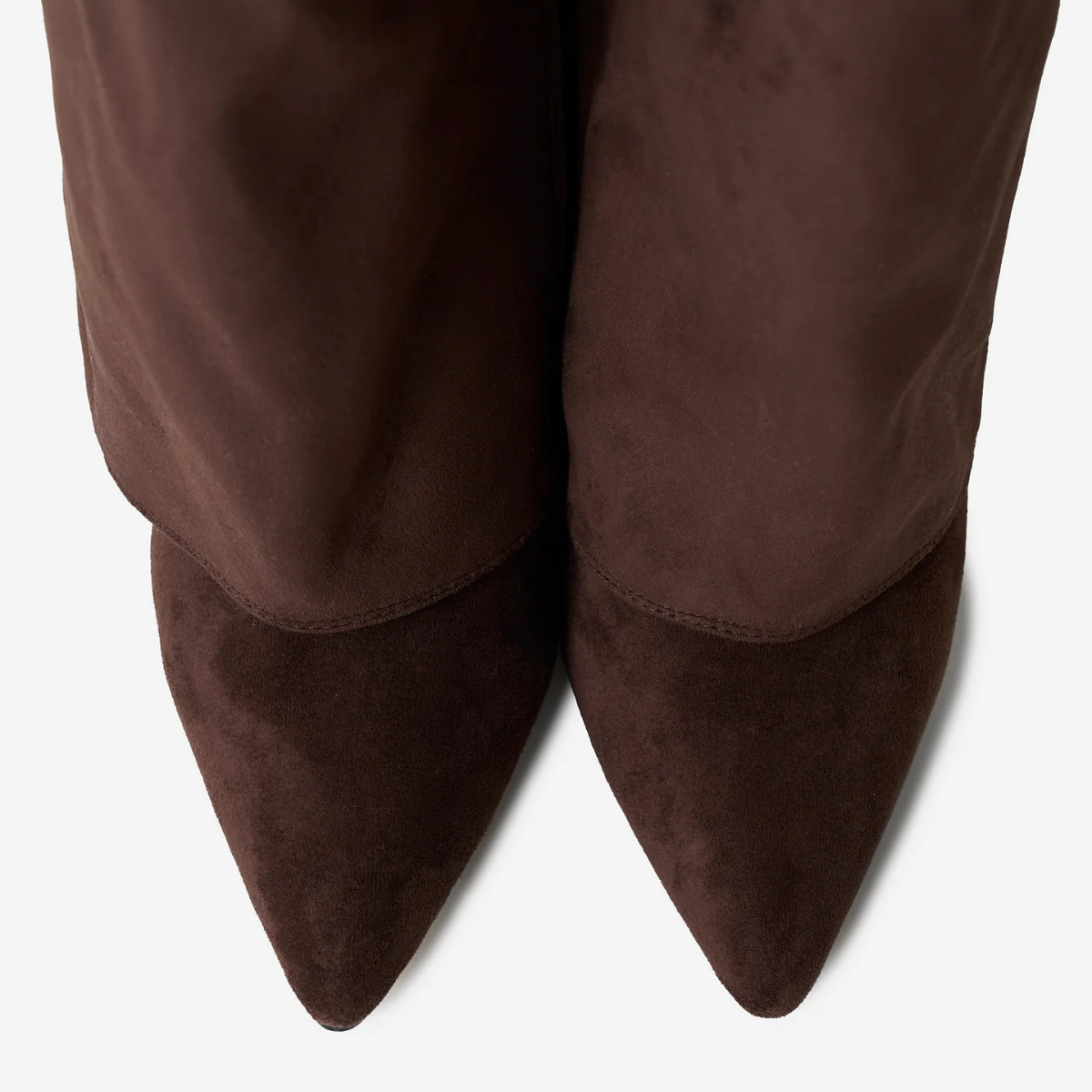 Suede High Boots New York - Brązowy