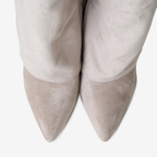 Suede High Boots New York - Szary brązowy