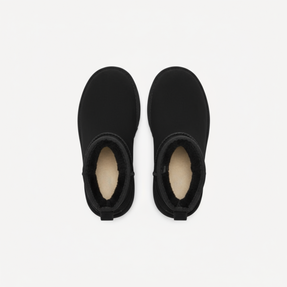 Mini platformowe botki Sydney – Czarny