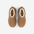 Mini platformowe botki Sydney – Brązowy