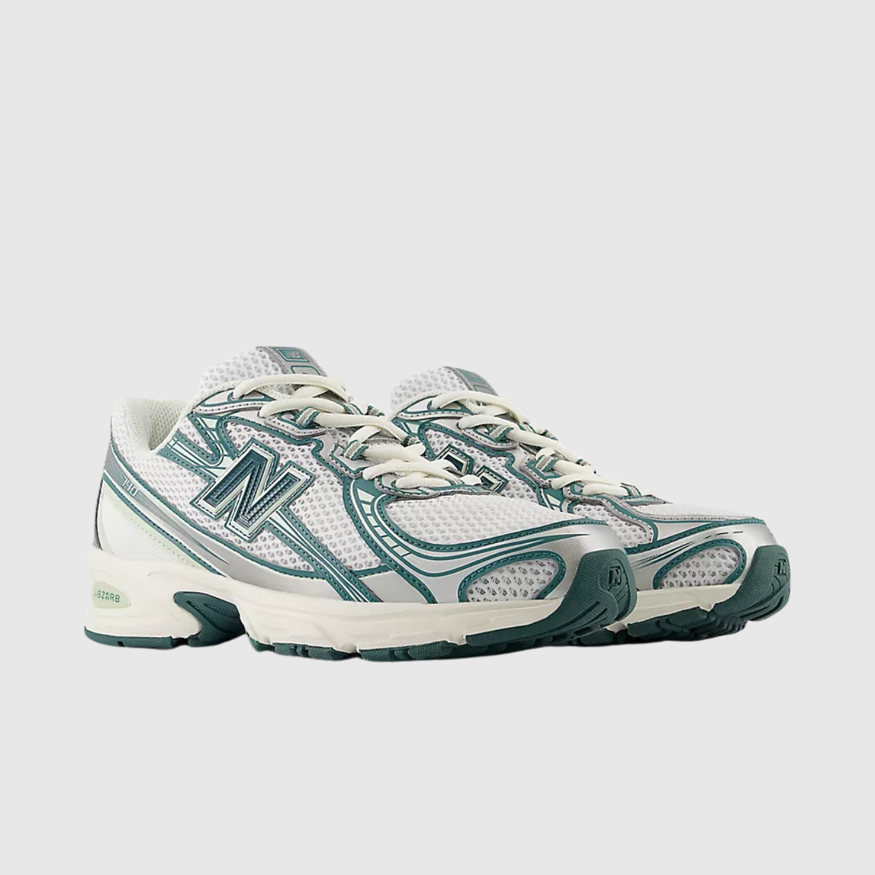 Sneakers NB 740 - Biały i Zielony