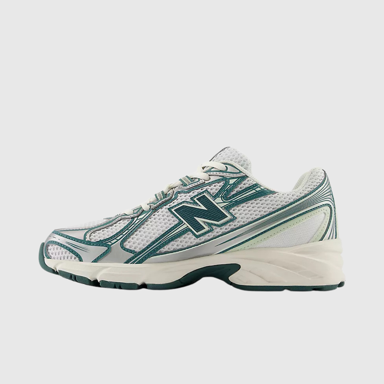 Sneakers NB 740 - Biały i Zielony