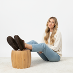 Platformowe klapki Sydney – Ciemnobrązowe / Edycja limitowana